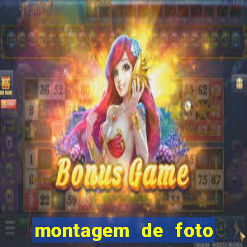montagem de foto com camisa de time de futebol